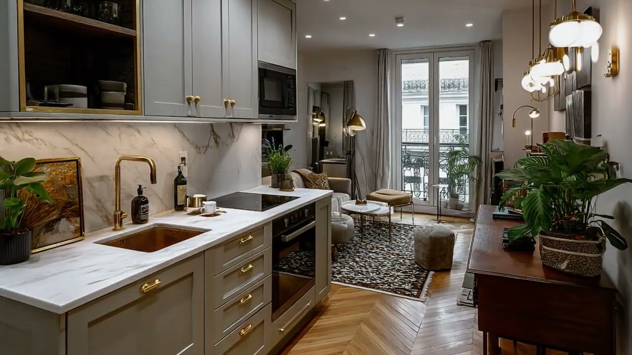 Transforming Tiny Kitchens: Parisian Secrets For Elegant Compact Aparments Living