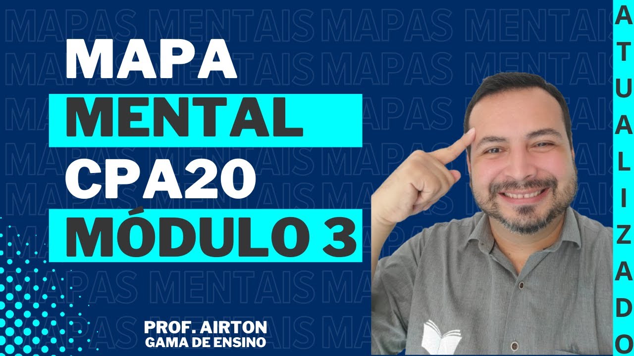 CPA20 MÓDULO 3 | MAPA MENTAL | RESUMO