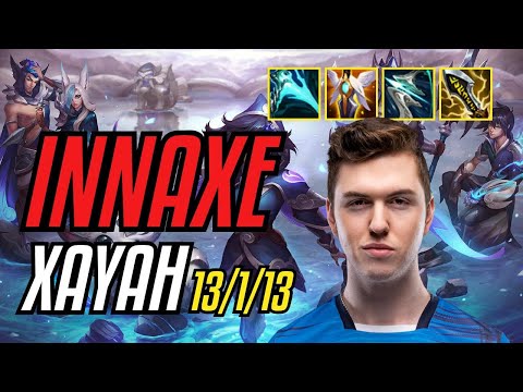 INNAXE - XAYAH vs TRISTANA ADC - EUW CHALLENGER - PATCH 11.8