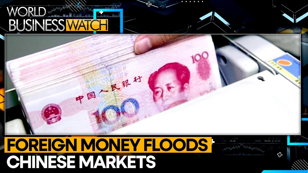 Chinese Equities See 5th-largest Monthly Foreign Inflow | World Business Watch | WION