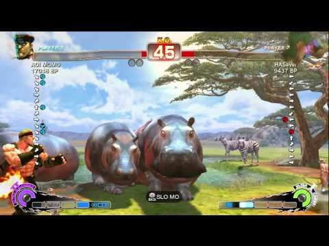 AOI MOMO [Bison] vs HASever [Abel] SSF4 Japanese Online Ranked Matches - TRUE-HD