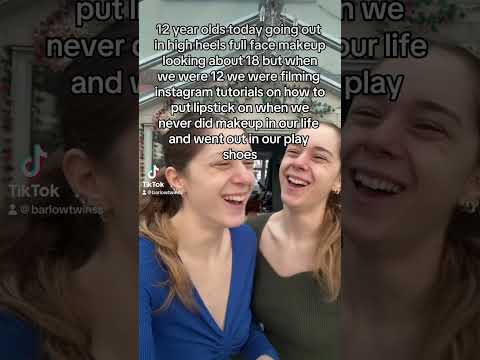 When 12 year olds are more grown up than what we were when we were 12// twin sisters