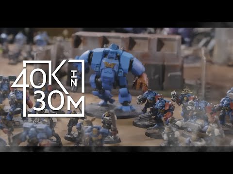 Warhammer 40000 Battle Report Thousand Sons vs Crimson Fists 1500 points