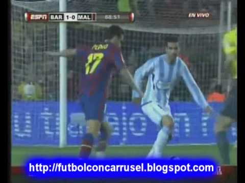 Liga BBVA 2009/2010 - J24 - FC Barcelona 2 Málaga 1