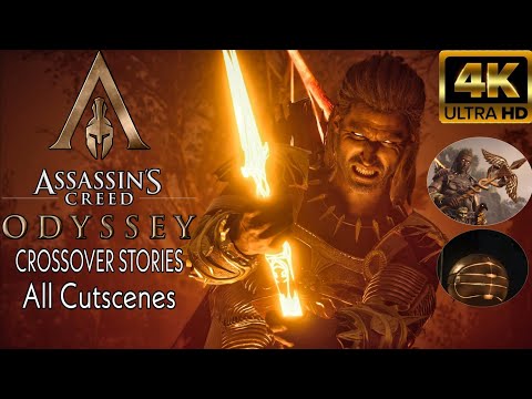 Assassin's Creed Odyssey Crossover Stories DLC All Movie Cutscenes HDR [4K 60FPS]
