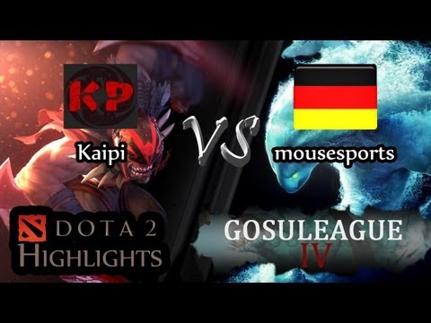 Kaipi vs mousesports - (GosuLeague S4 - DoTA 2 Highlights)