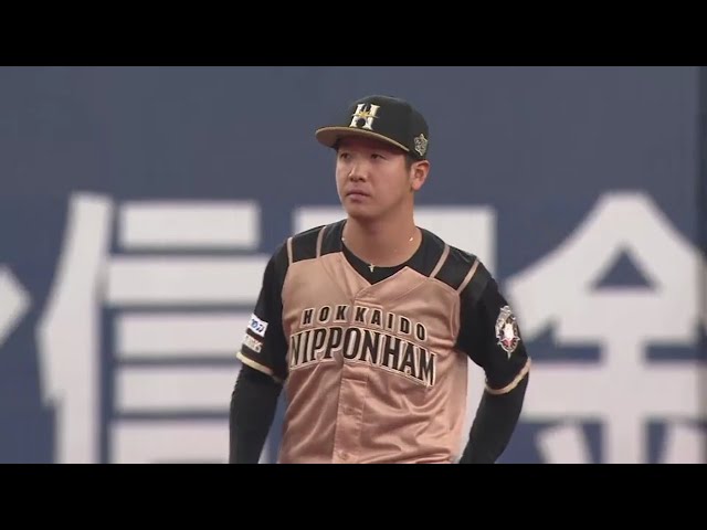【5回裏】ジャンピングキャッチ!! ファイターズ・平沼のしっかりとタイミングを合わせたファインプレー!! 2020/10/28 B-F