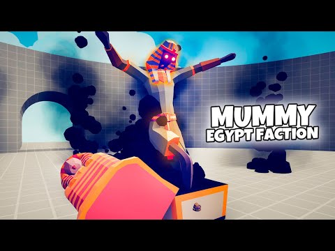 MUMMY 1 vs 1 UNITS. NEW EGYPT FACTION | TABS Totally Accurate Battle Simulator