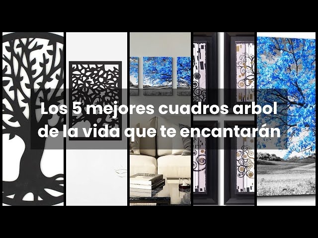 Vídeo relacionado con Tubibu Árbol de la Vida Decoración de Pared Mural Metal Negro 3D Moderna Cuadros para Hogar Oficina Dormitorio Salón (Africano, L)