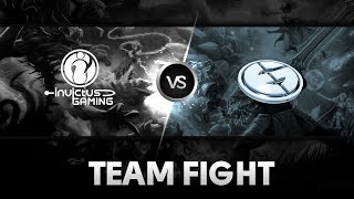 Team fight by iG vs EG @ ESL One Frankfurt
