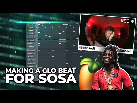 BASED1 Making A CRAZY GLO BEAT From Scratch | Making a Beat in FL Studio