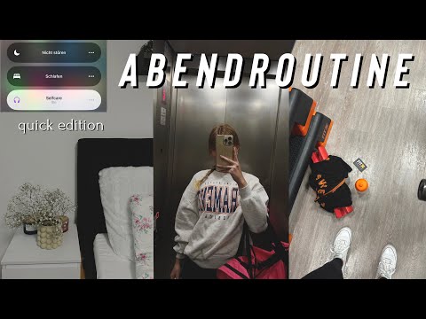 meine ABENDROUTINE (quick edition) - im Fernstudium 🫧☁️ // Jojoslife