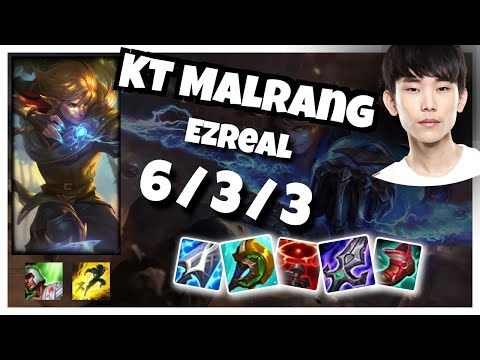 Ezreal Gameplay Challenger Replay S11 - 11.2 Bot Lane (6/3/3) - KOREAN
