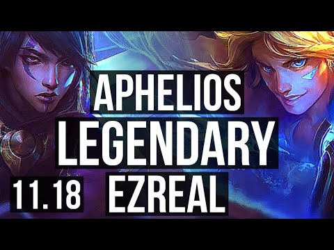 APHELIOS & Rakan vs EZREAL & Yuumi (ADC) | 18/1/3, 67% winrate, Legendary | BR Grandmaster | v11.18