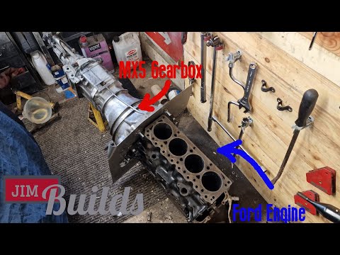 Mk1 Cortina with an MX5 Gearbox?! -  making an adaptor plate ep1