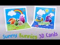 SUNNY BUNNIES GET BUSY COMPILATION | 3D Cards Arts and Crafts | Cartoons for Children