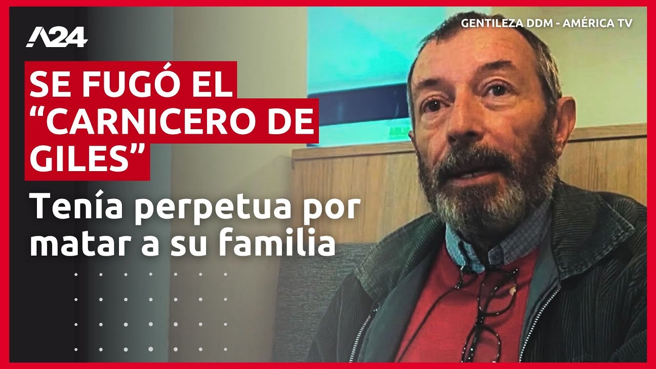 🚨 PÁNICO y ALERTA en LA PLATA: Buscan al "Carnicero de Giles", PRÓFUGO DE LA JUSTICIA