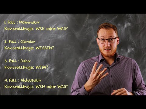 How do I explain the four cases of nouns to my child? | Primary school | German | Grade 4