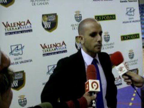 Declaraciones Víctor Rubio, entrenador Gandia Basquet