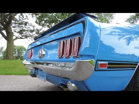 1969 Ford Mustang Mach one Grabber blue for sale at www coyoteclassics com