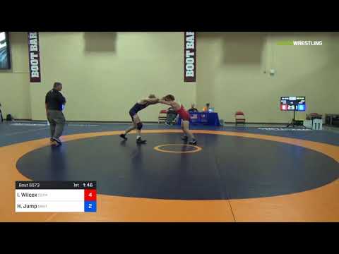 2018 Marine Corps US Open/UWW Junior Freestyle 70 Con 16 #2 - Isaac Wilcox (Olym) Vs. Hunter Jump