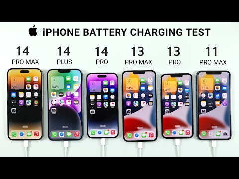 iPhone 14 Pro Max vs 14 Plus vs 14 Pro vs 13 Pro Max vs 13 Pro vs 11 Pro Max Battey Charging Test