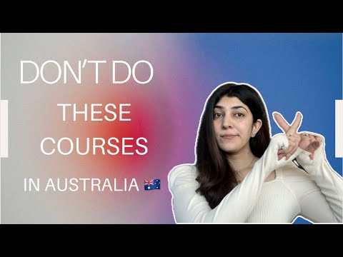 🎓 Courses to Avoid Studying in Australia!🚨