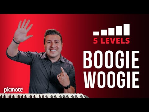5 Levels Of The Boogie Woogie 🔥🎹 (Piano Lesson with Sheet Music)