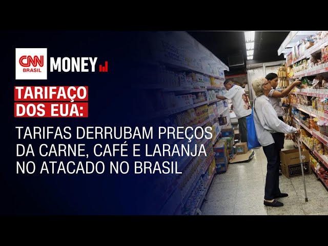 Tarifaço derruba preços da carne, café e laranja no atacado no Brasil | Fechamento de Mercado