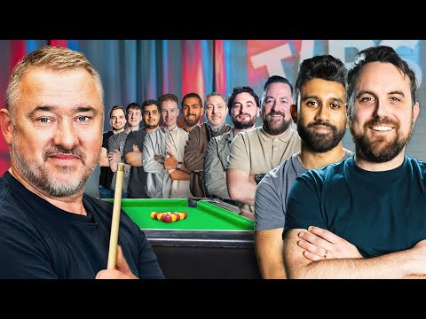 Stephen Hendry VS 10 Subscriber Pool Players