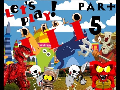 Let's Play Diablo 3 HD Console Edition Playstation 3, Xbox 360 Act 1, Part 5 Pre- Skeleton KING!!