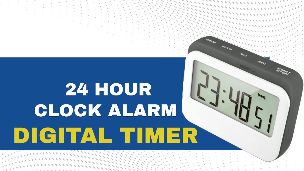 Digital 24 Hour Timer with clock | LABART