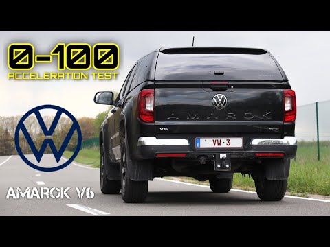 2023 Volkswagen Amarok V6 (240hp) | 0-100 Acceleration & Sound TEST! by Car Spotter Belgium