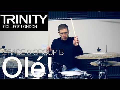 Drum Lesson: Grade 3 Group B - 'Olé!' (Trinity College London Drum Kit 2020-2023)