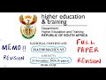 Mathematics N5 November 2024 Memo Full Paper Mathszoneafricanmotives
