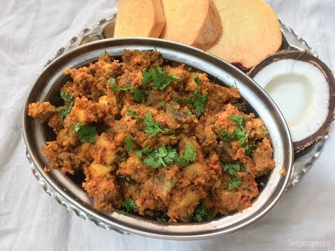 Suvarna Gedde Palya | Udupi Malnad Style Palya Recipe | Karnataka Kannada Recipes