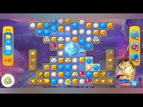 Fishdom 2022, no Boosters,   863   level  -  прохождение без бустеров,   863  уровень.