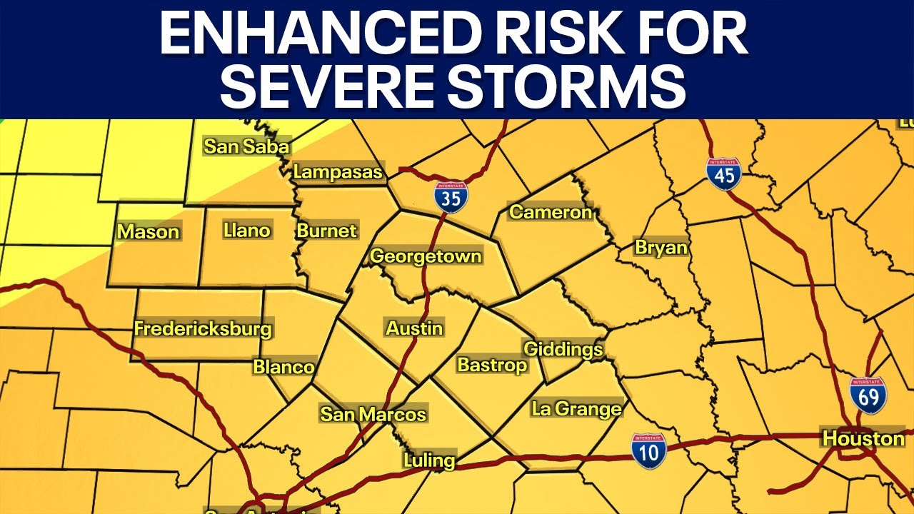 Austin weather: Much of Central Texas under enhanced risk for severe storms | FOX 7 Austin