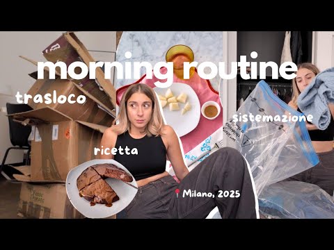 This is NOT an aesthetic morning routine (I'm moving to Milan)