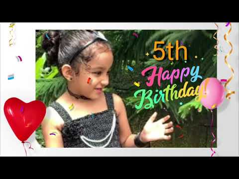 5th happy birthday  Liba Nasrin 🥳