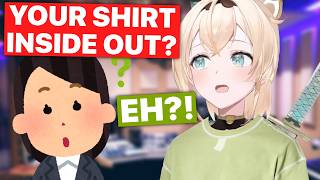 Iroha Wore Her Shirt Inside Out... (Kazama Iroha / Hololive) [Eng Subs]