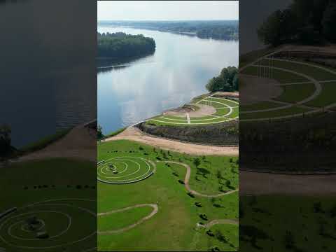 Flying over the garden of destiny 🌟🌊✈️ #nature #latviatravel #river #flight