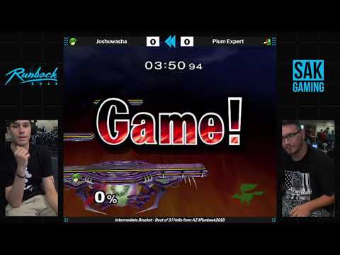 Runback 2018 Intermediate WR2 - Joshuwasha (Marth) vs Plum Expert (Falco)