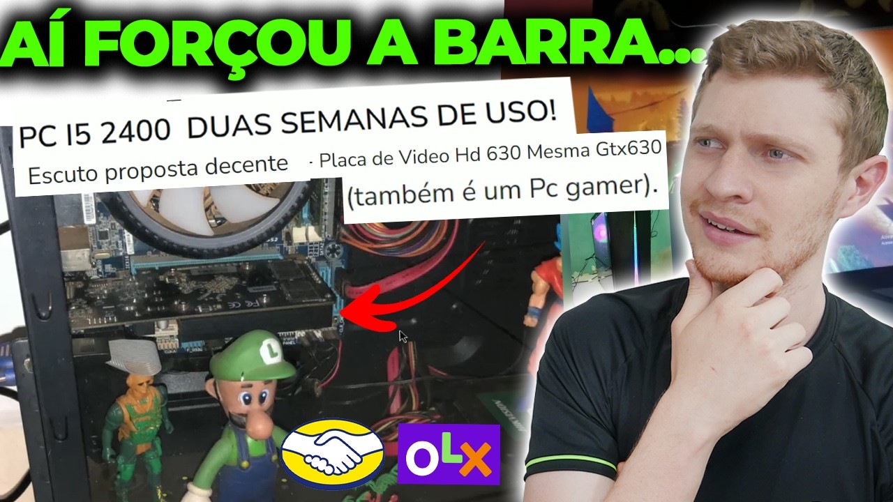 ANALISANDO PCS GAMER USADOS NA INTERNET DE R$1000 ATÉ R$1500! FORÇARAM A BARRA?