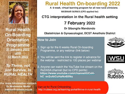 RO2022 CTG interpretation workshop Dr Mandondo