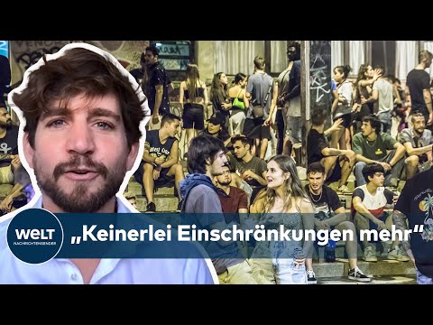 LOCKERUNGEN in EUROPA:  "Versuchen, mit Corona umzugehen wie mit einer Grippe" | WELT Thema