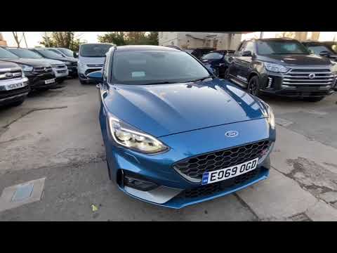 2019 69 Ford Focus 2.3 EcoBoost 280ps ST Estate in Perfomance Blue 20,000 miles with HUD, Pan Roof