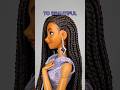 MAKE OVER I Gave The ShopDisney Asha Doll A Full Head Of Box Braids Proper Cornrows Asha Wish