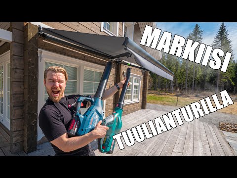 Moottoroidun Markiisin Asentaminen Terassille  - Taloon.com