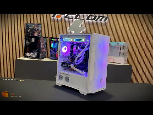 PC fisso PcCom Ready AMD Ryzen 7 5800X 32GB 1TB SSD RTX 5060 V2 Windows 11 Home Bianco video